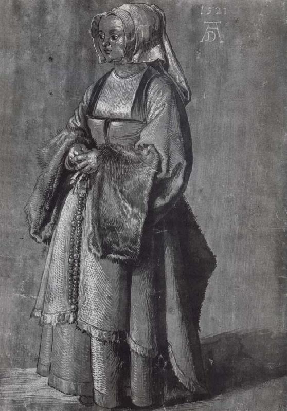 Albrecht Durer Woman in Netherlandish artist Sweden oil painting art